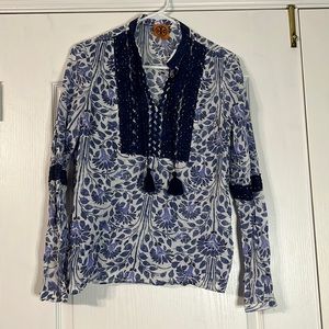 Tory Burch Tunic top size medium.
